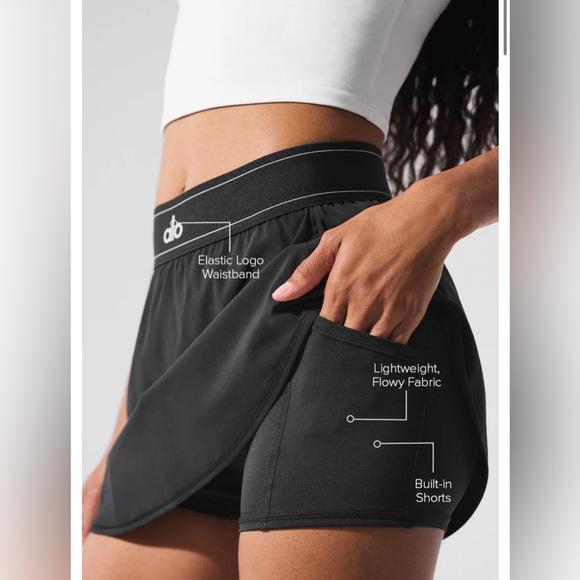 ALO Yoga Black Women's Skirt - Picture 3 of 8